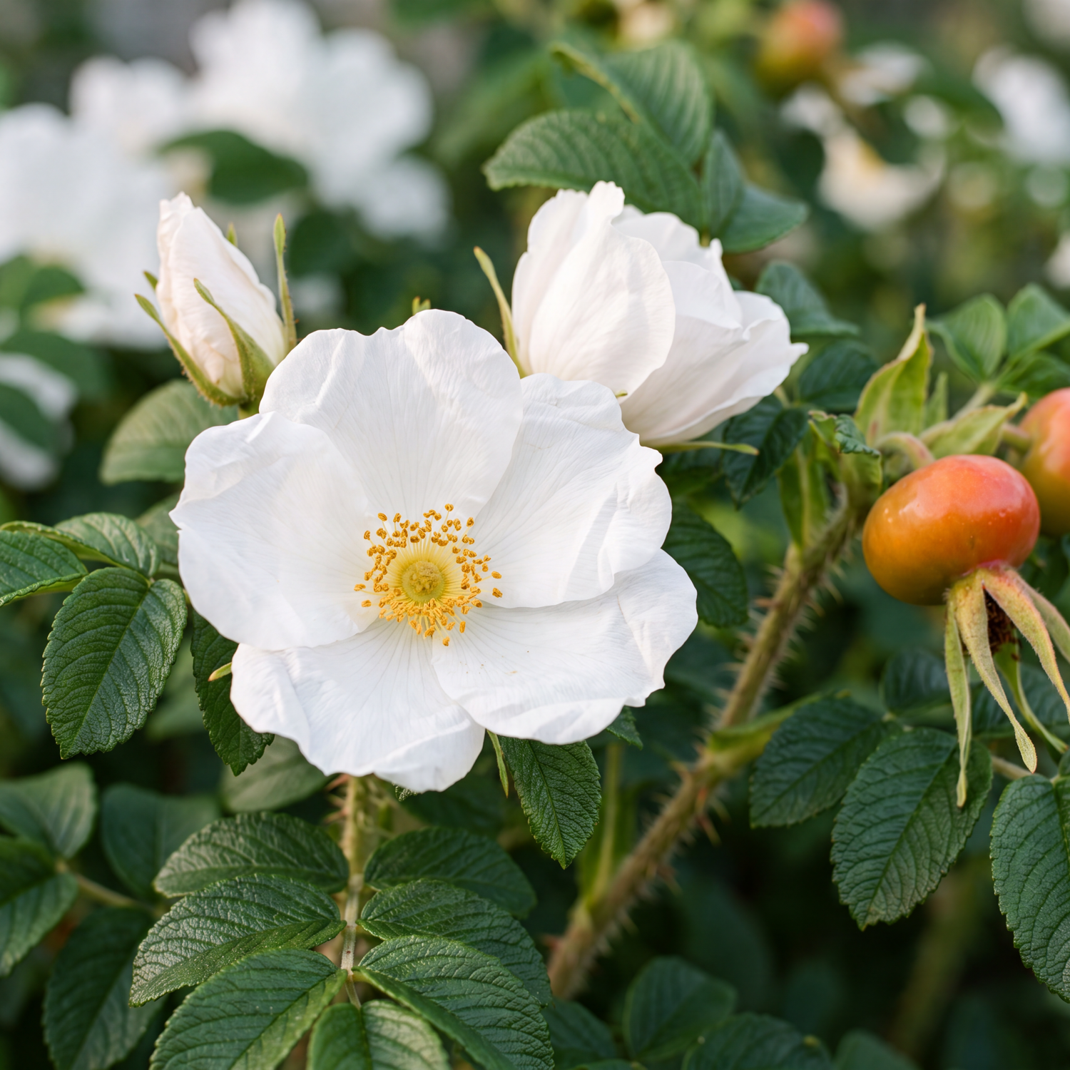 Ruusu 'Blanc Double de Coubert'